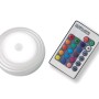 Set di luci notturne t.b.t. con telecomando e cuscinetti adesivi.