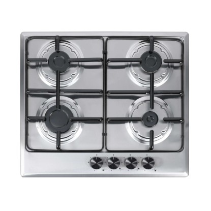 Piano cottura gas Samet Circe 4 fuochi inox 58x51 cm