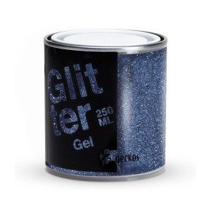 Barattolo di gel glitter t.b.t. per effetti creativi.