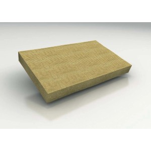 Pannello rigido in lana di roccia Sp. 80 mm 1000x600 mm marrone 3 pz