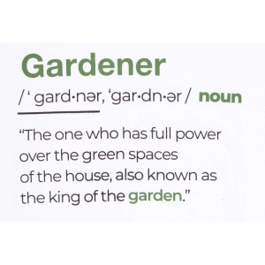 T-shirt unisex Verdemax Gardener bianco L