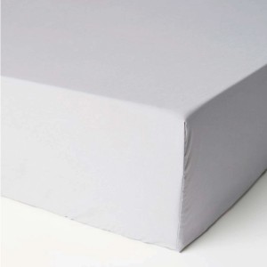 Lenzuola sotto con angoli tinta unita 170x200 cm bianco