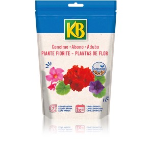 Confezione di fertilizzante NPK per piante fiorite, marca KB.