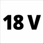 Simbolo per la potenza della batteria da 18V del tagliaerba Einhell Power X-Change.