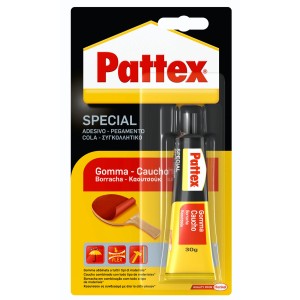 Pattex Speciale Adesivo per gomma e caucciù, tubo da 30g.