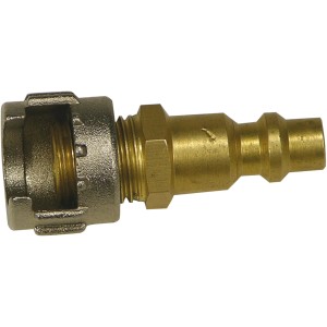 Raccordo rapido in ottone per compressori, accessorio per utensili pneumatici.