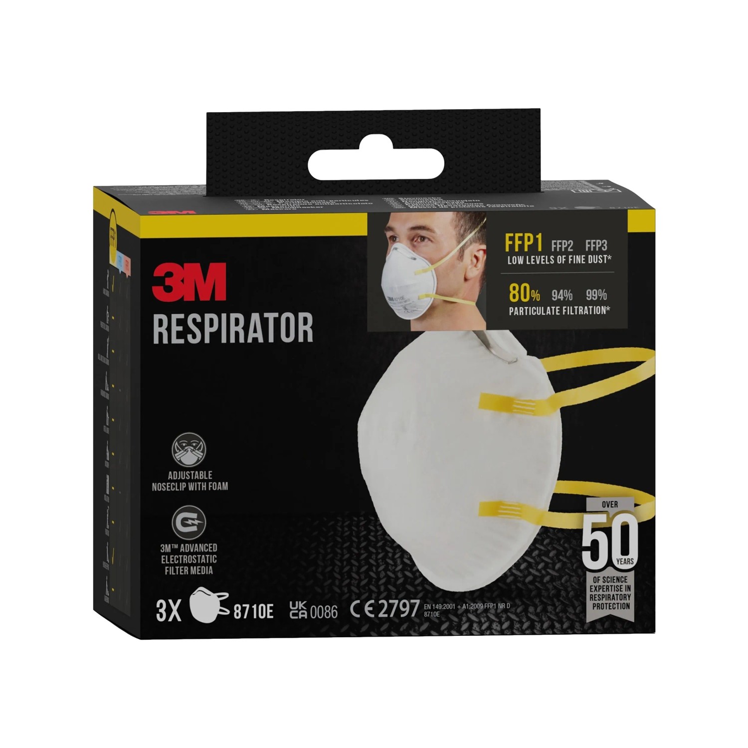 Maschera per levigatura a mano 3M 8710E_4