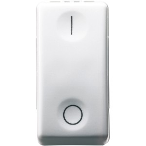 Interruttore t.b.t. bianco per luci o altri dispositivi.