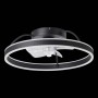 Plafoniere LED moderna: t.b.t. lampada da soffitto con ventilatore, nero/bianco.