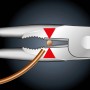 Pinza per telefoni inglese professionale LUX 200 mm taglia cavi. Pinze in acciaio per utensili.