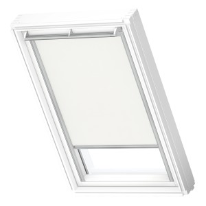 Tenda oscurante manuale bianca Velux RFL C02 1028S per finestre per tetti.