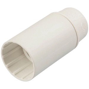 Lampada da portale t.b.t. bianca in plastica, vista dettagliata.