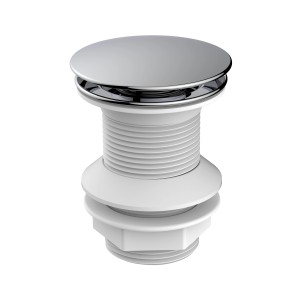 t.b.t. per lavabo, cromo/bianco, vista dettagliata.