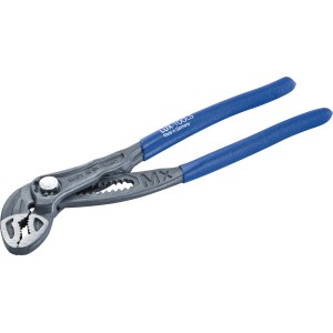Pinza a pappagallo LUX MX Comfort 250 mm, pinza regolabile con manico blu.