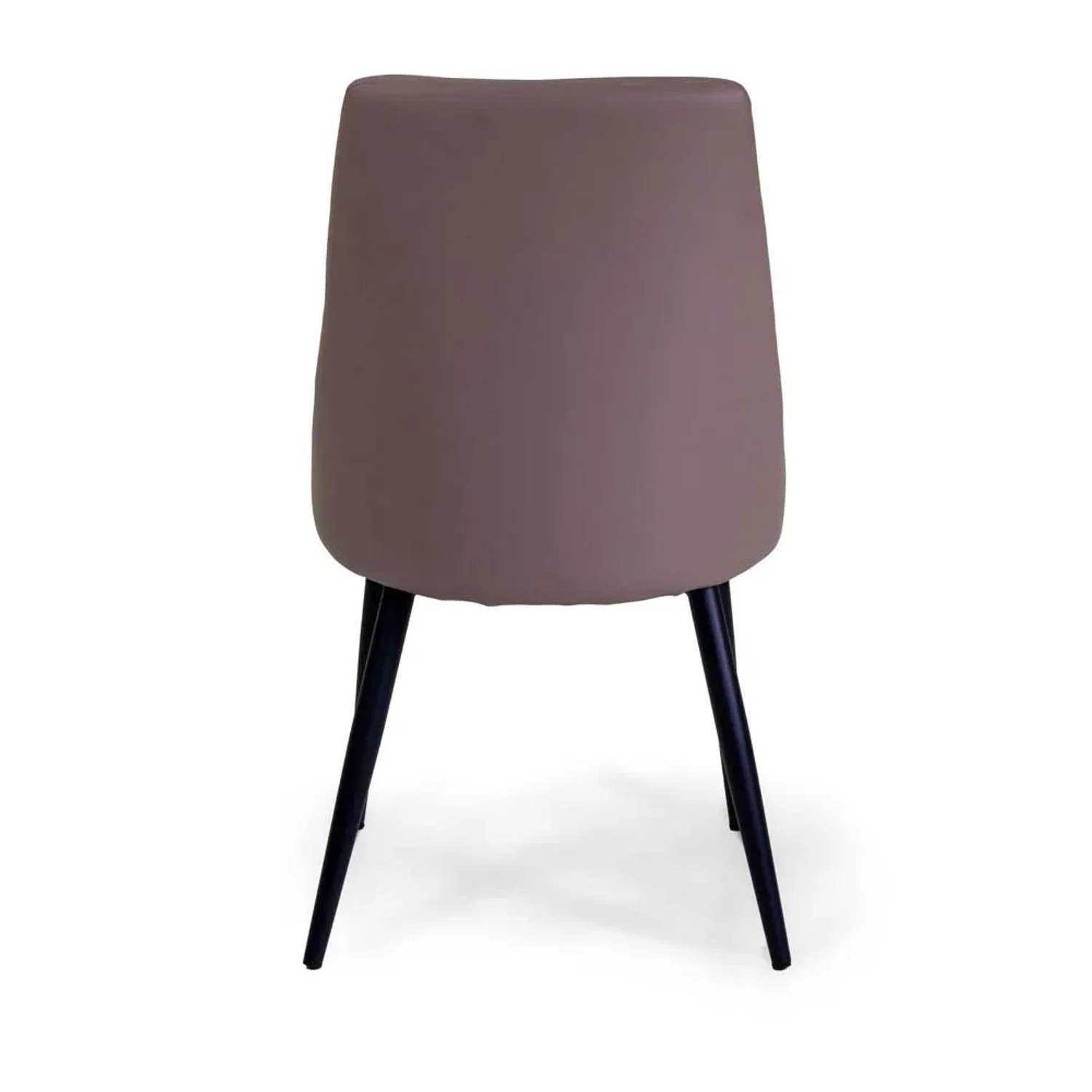 Sedia in ecopelle Oliver tortora 48x58xh48/90 cm_5