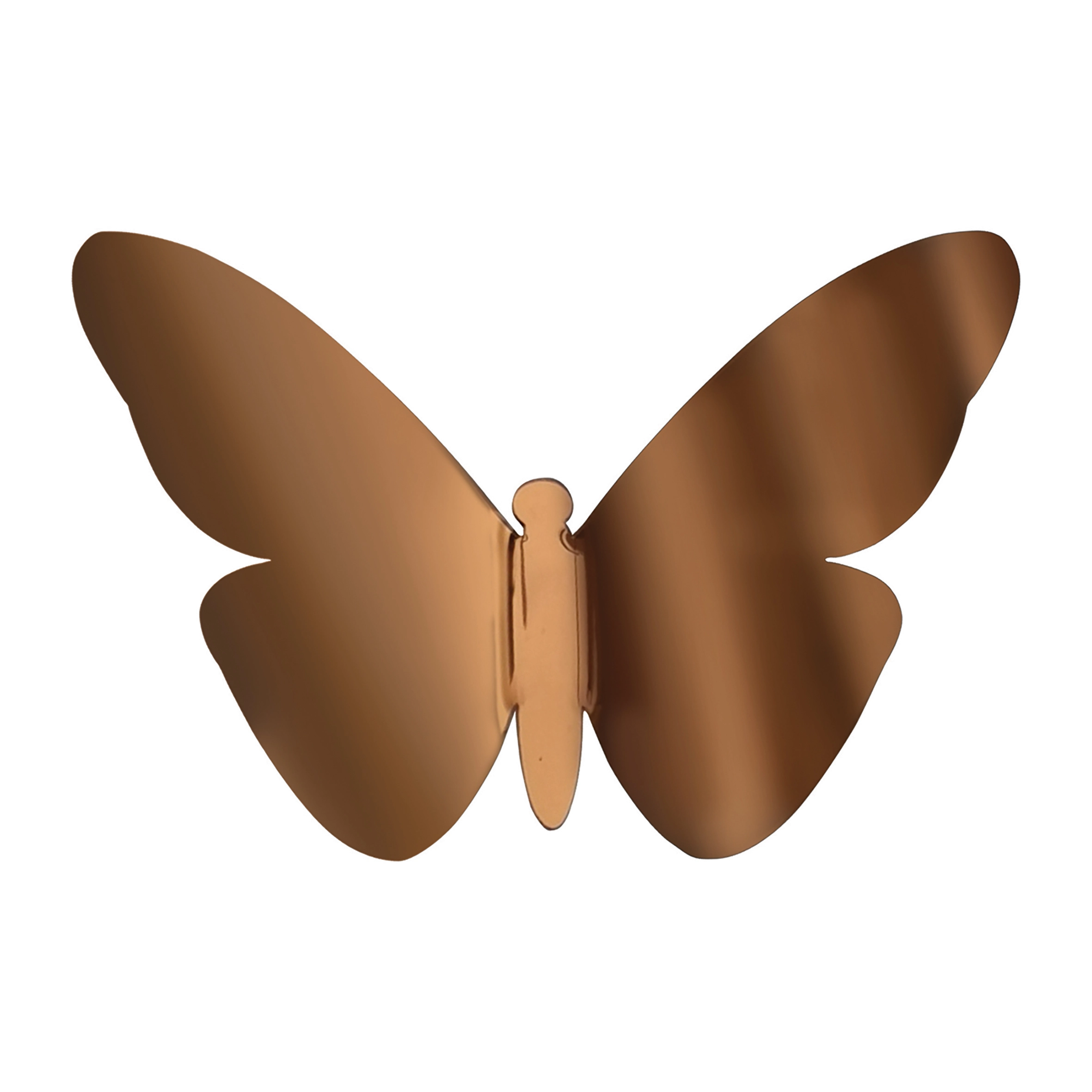 Sagome adesive 3D farfalle bronzo