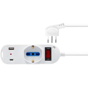 Multipresa 2+1 prese USB Combo-Line brennenstuhl® 1,5m