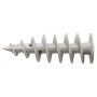 Dettaglio di un tassello t.b.t., a spirale, per cartongesso.