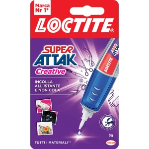 Loctite Super Attak Creative colla per lavori creativi e riparazioni.