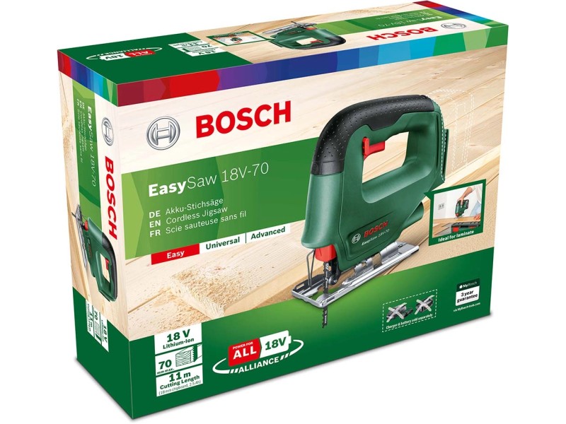 Bosch SEGHETTO ALTERNATIVO EASY SAW 18V-70 senza batteria