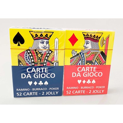 Carte da gioco Poker, Burraco, Ramino 54 pz