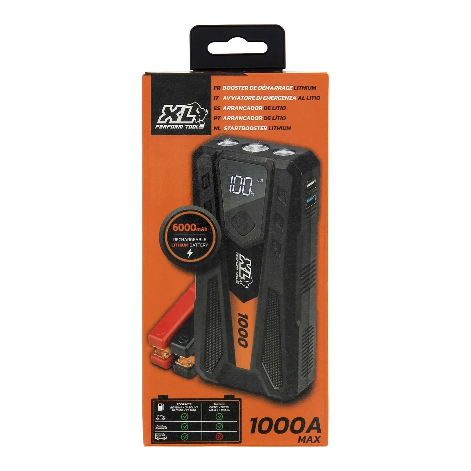 Booster carica batterie Litio XLPT 1000_3