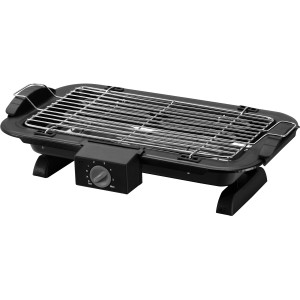 Griglia elettrica da tavolo, 2200 W, a basso fumo, con controllo della temperatura e griglia.