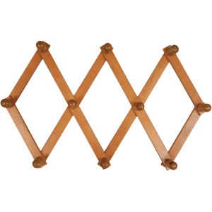 Appendino estensibile in legno per armadio.