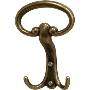 t.b.t. Organizer armadio appendiabiti in metallo effetto bronzo.