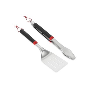 Set di posate per grill Weber nero-argento 2 pz