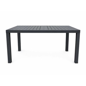 Tavolo allungabile in alluminio Space 160x11x75 cm antracite