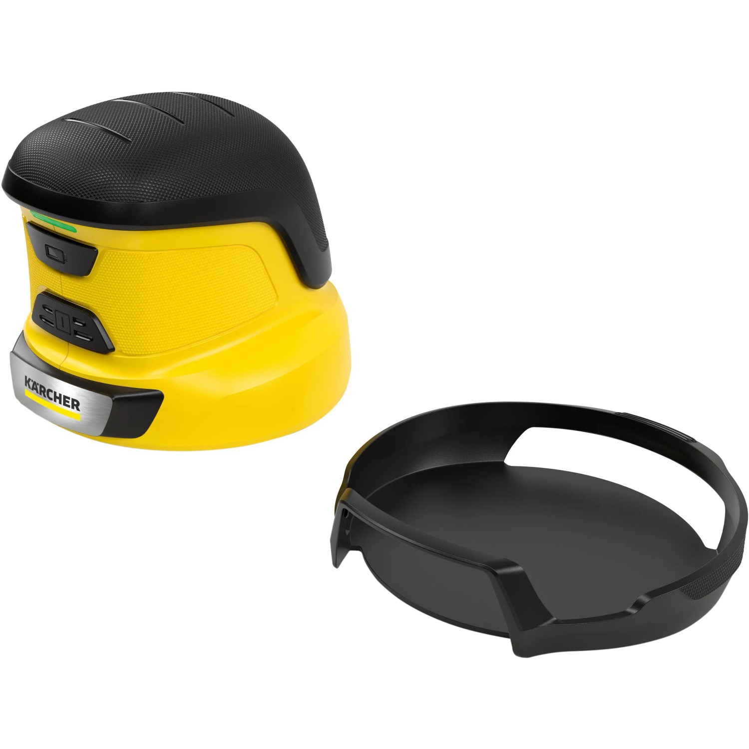 Kärcher EDI 4 Raschiaghiaccio elettrico giallo/nero con cappuccio protettivo.