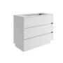 Mobile bagno base a terra Barrio 1 vasca h.87,5 p.51 l.106 cm bianco