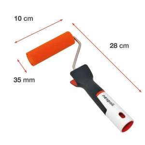 Mini rullo 11 cm manico Soft Touch e sistema Magic Finish