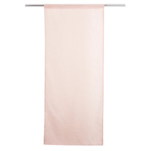 Tenda rosa t.b.t. in tessuto leggermente trasparente.