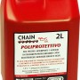 Tanica rossa da 2L di olio per catene di motoseghe.