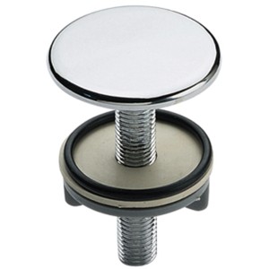 Tappo sifone T.b.t. cromato lucido, dettaglio.