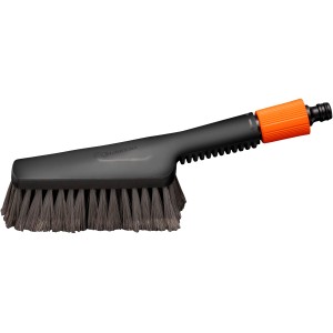 Gardena Cleansystem Spazzola a mano Soft S con raccordo per tubo, antracite. Ideale per mobili da giardino.