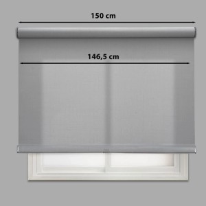Tenda a rullo Vetas filtrante 150x250 cm grigio