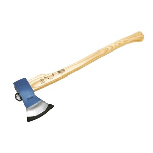 LUX Ascia da spacco Comfort, 60 cm, 1 kg. Ascia con manico in frassino e testa blu.