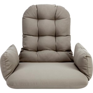 Cuscino di seduta per poltrona sospesa Leyburn, cuscino di ricambio beige.