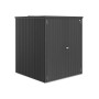 Biohort Geräteschrank Large, grigio scuro metallizzato, 177x150x150cm, per giardino, terrazza e balcone.