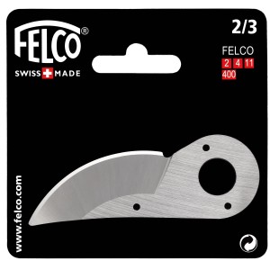 Lama di ricambio Felco 2/3 per cesoie F2, F4, F11. Lama in acciaio per cesoie da giardino.