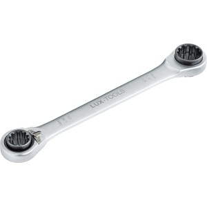 Chiave a bussola LUX 4-in-1 (14-19 mm) in acciaio al cromo vanadio.