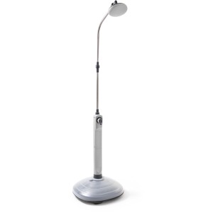 Doccia da giardino t.b.t. in metallo e plastica, regolabile in altezza.