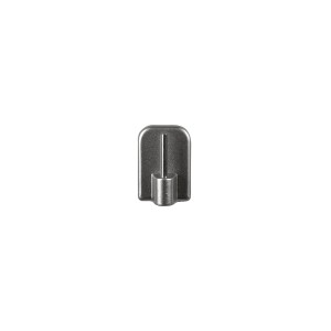 Supporto in metallo per bastone per tende a vetro t.b.t.