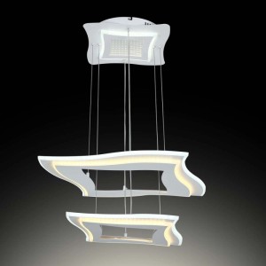 Sospensione LED Priscilla 3700 lm bianco neutro 50x120 cm