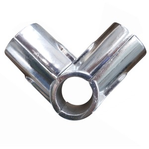 t.b.t. Connettore angolare per sistemi di scaffalatura da cucina, argento.