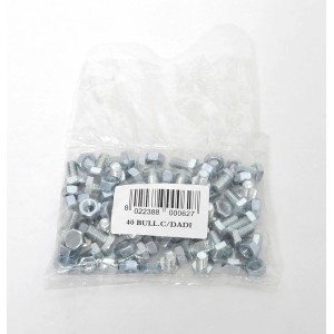 Confezione di bulloni con dado M8x14 confez 40 pz