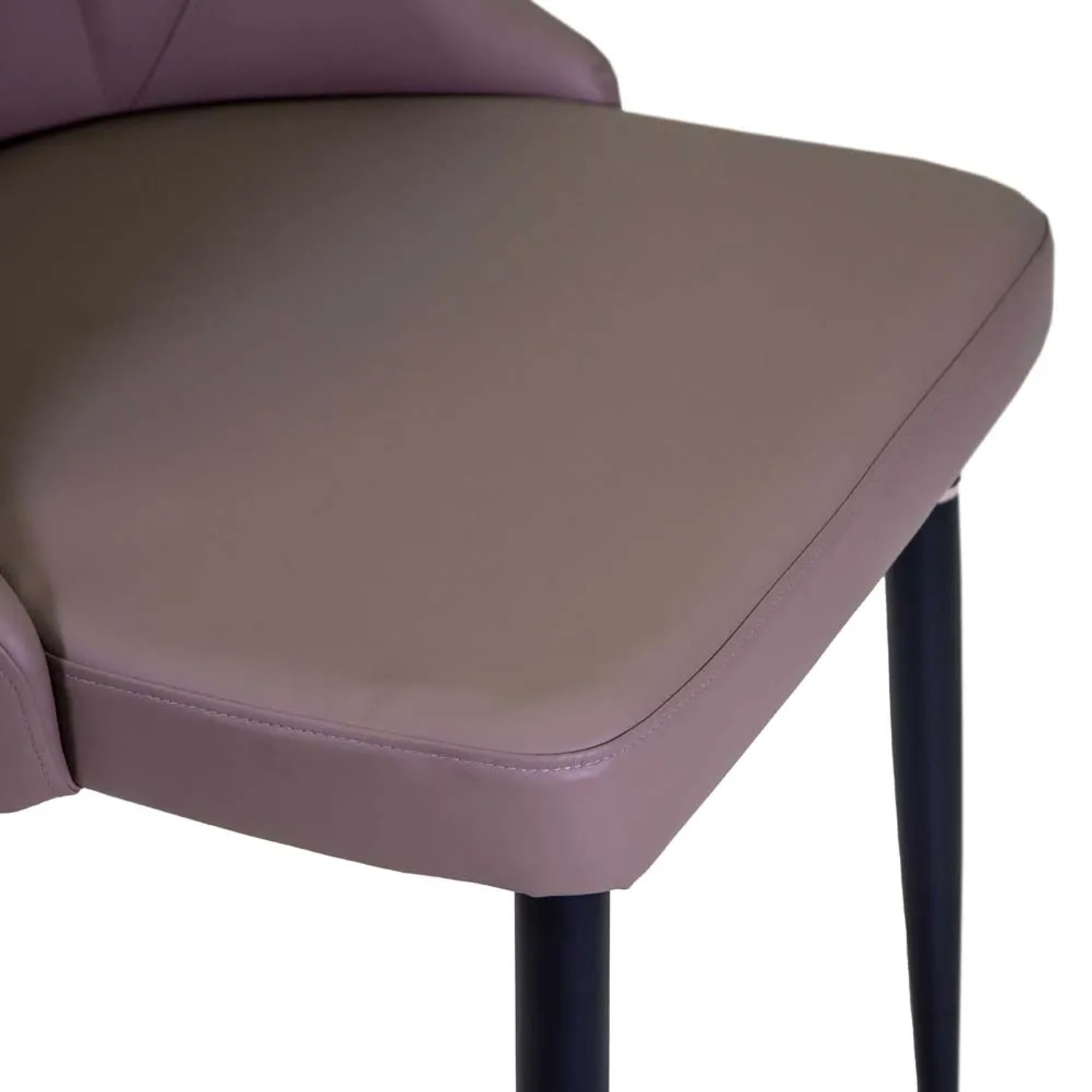 Sedia in ecopelle Oliver tortora 48x58xh48/90 cm_6